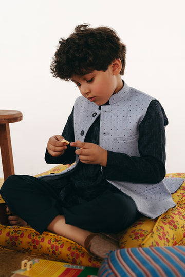Striped Blue Waistcoat